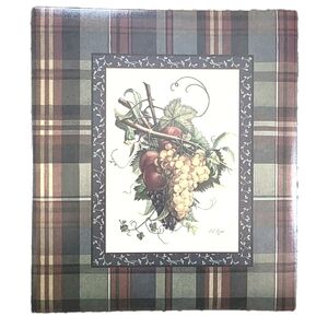Hallmark Plaid Photo Album 3 Ring Binder 64 Photos Acid Free NEW Vintage